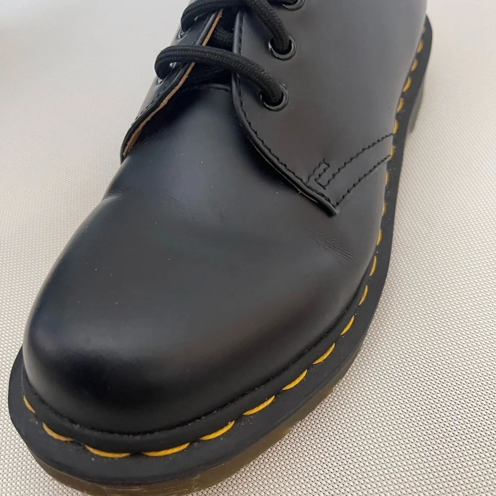 Dr. Martens Black 1461 smooth Leather Oxford Shoes - Picture 4 of 12